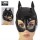 Maschera da Gatta Nero Vinile