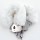 Manette Peluche Love Cuffs Bianco