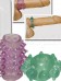 Kit 2 Anelli Stars Verde Viola