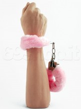 Manette Peluche Love Cuffs Rosa