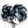 Manette Peluche Love Cuffs Zebrato
