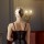 Set Corsetto Nero Similpelle